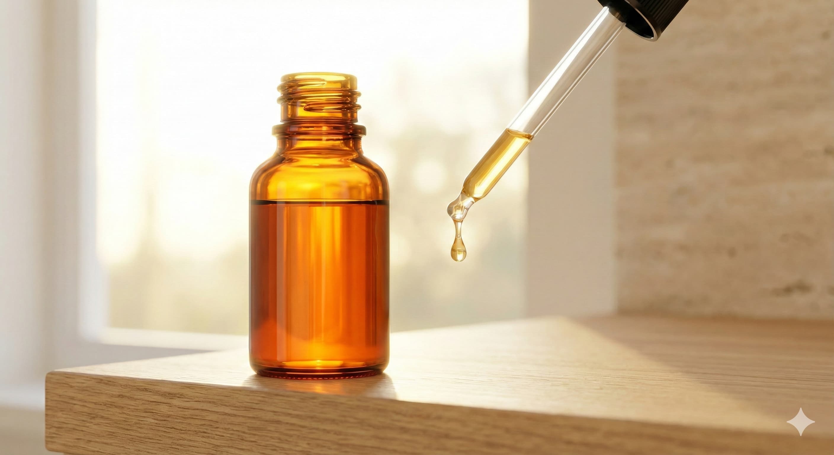 Vitamin C serum dropper bottle